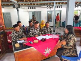 Koordinasi Lurah dan Bamuskal Sidoharjo Terkait Tata Tertib Pengisian staf Pamong
